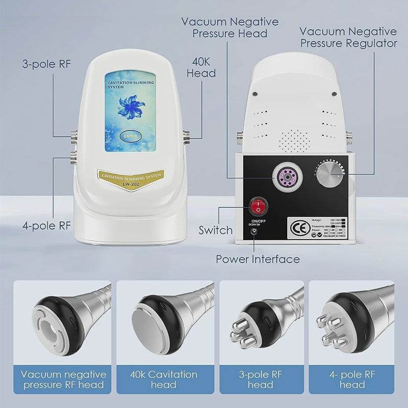 Bio Healing 40K Cavitation & RF Fat Reduction Machine