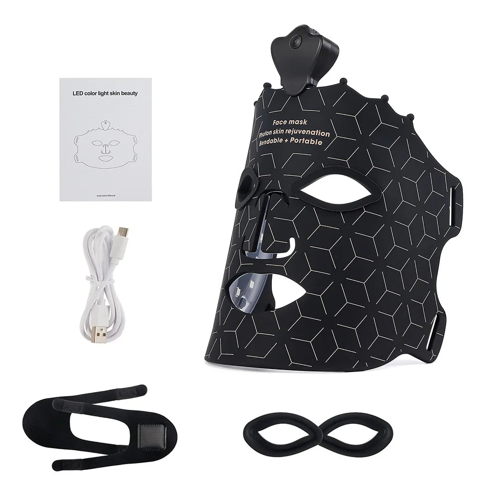 Red Light Therapy 7-Color LED Face Mask - Bio Healing™