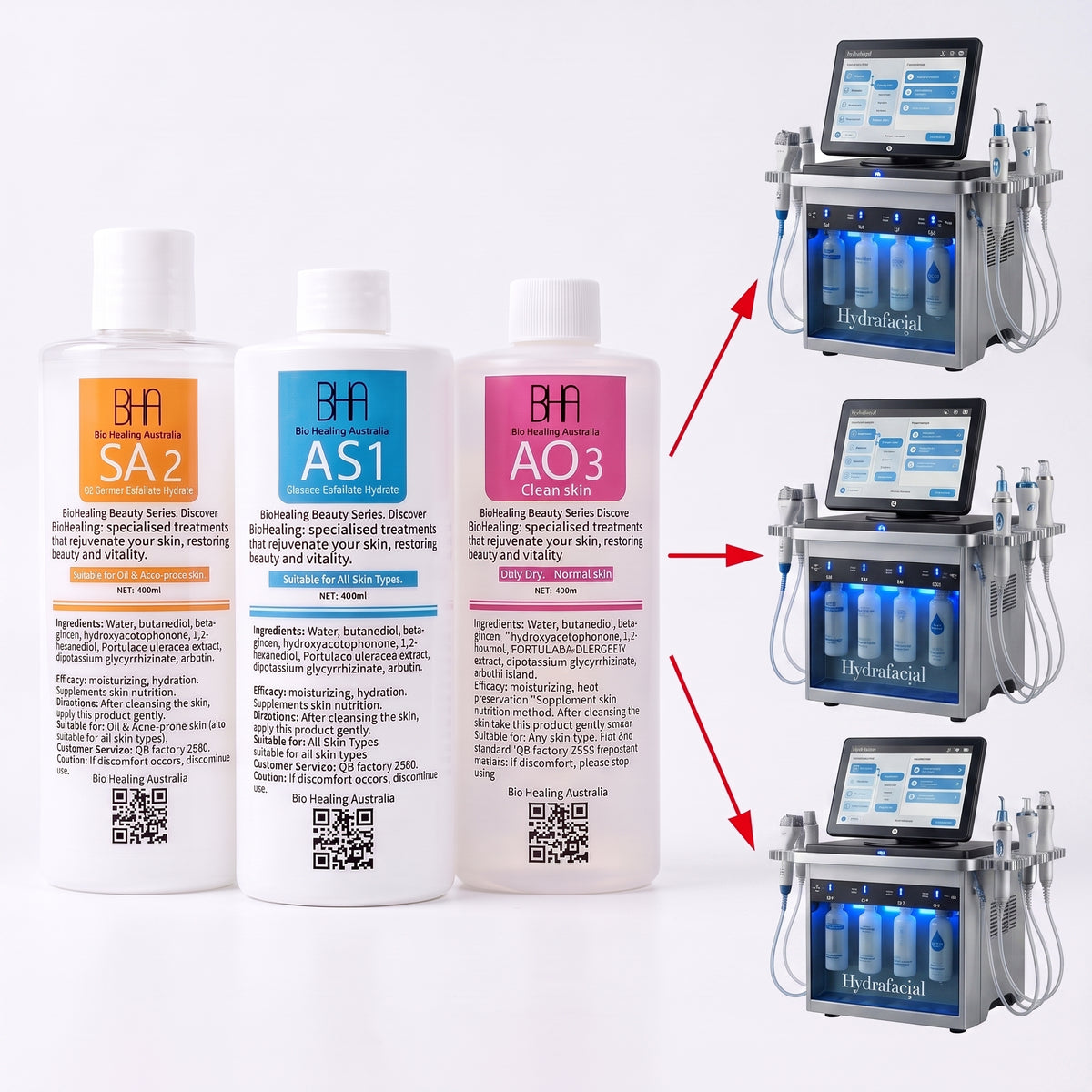 Hydro Dermabrasion Aqua Peel Set