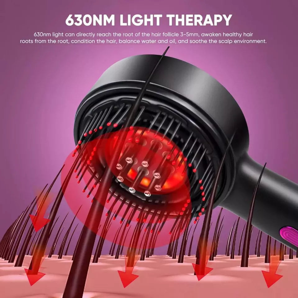 Hair Growth Comb with Red Light Therapy & Scalp Massage