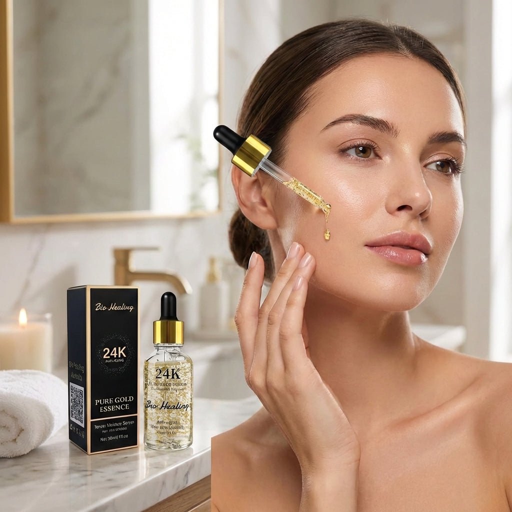 24K Gold Facial Serum Anti - Aging & Radiance Boost