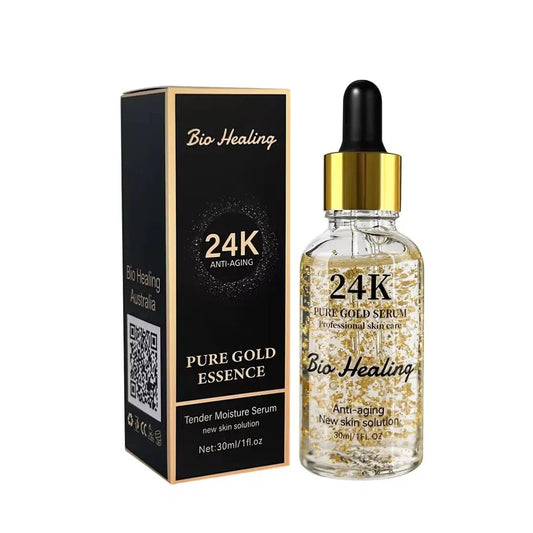 24K gold facial serum