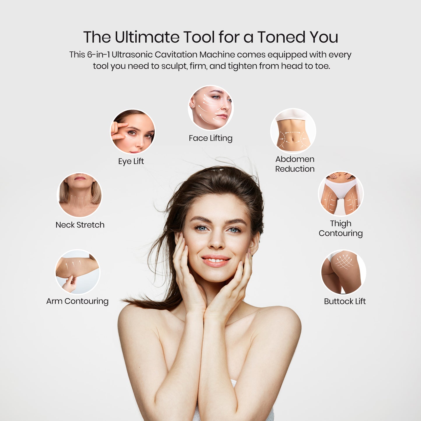 Bio Healing 6-in-1 Ultrasonic Cavitation + RF Machine