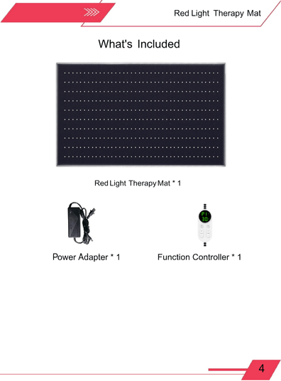 Spa-quality LED therapy mat