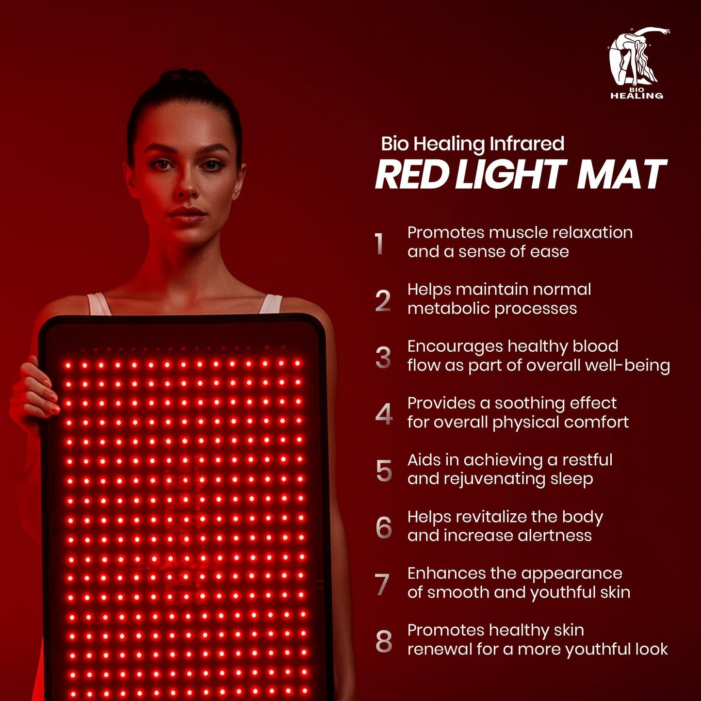 50x100cm Large Red Light Therapy Mat