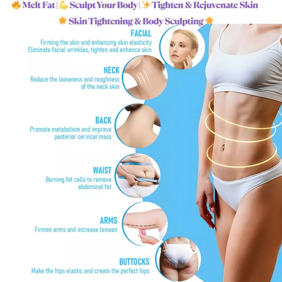 Bio Healing 40K Cavitation & RF Fat Reduction Machine — Non-Invasive Body Contourin