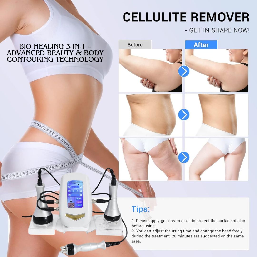 Bio Healing 40K Cavitation & RF Fat Reduction Machine — Non-Invasive Body Contourin