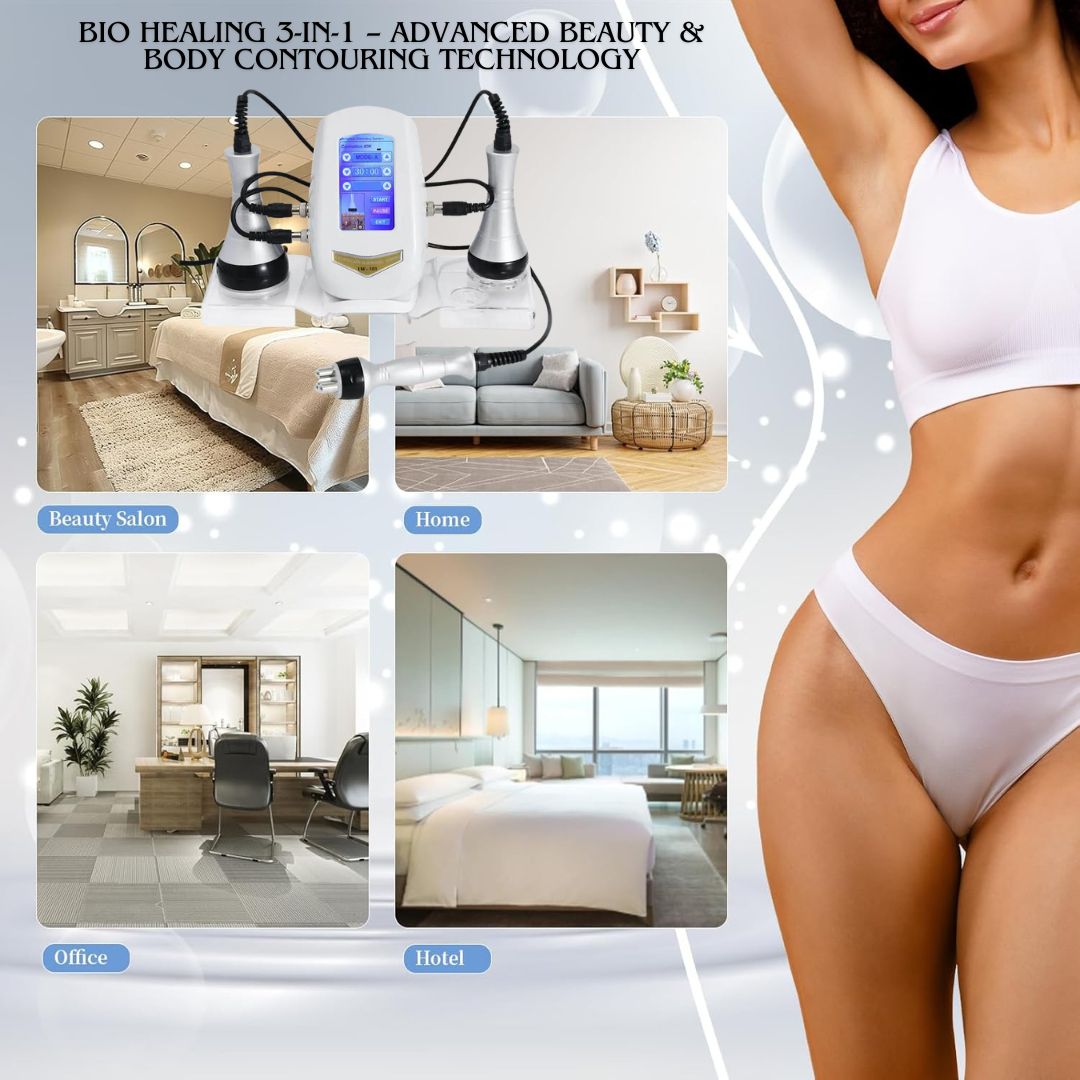 Bio Healing 40K Cavitation & RF Fat Reduction Machine — Non-Invasive Body Contourin