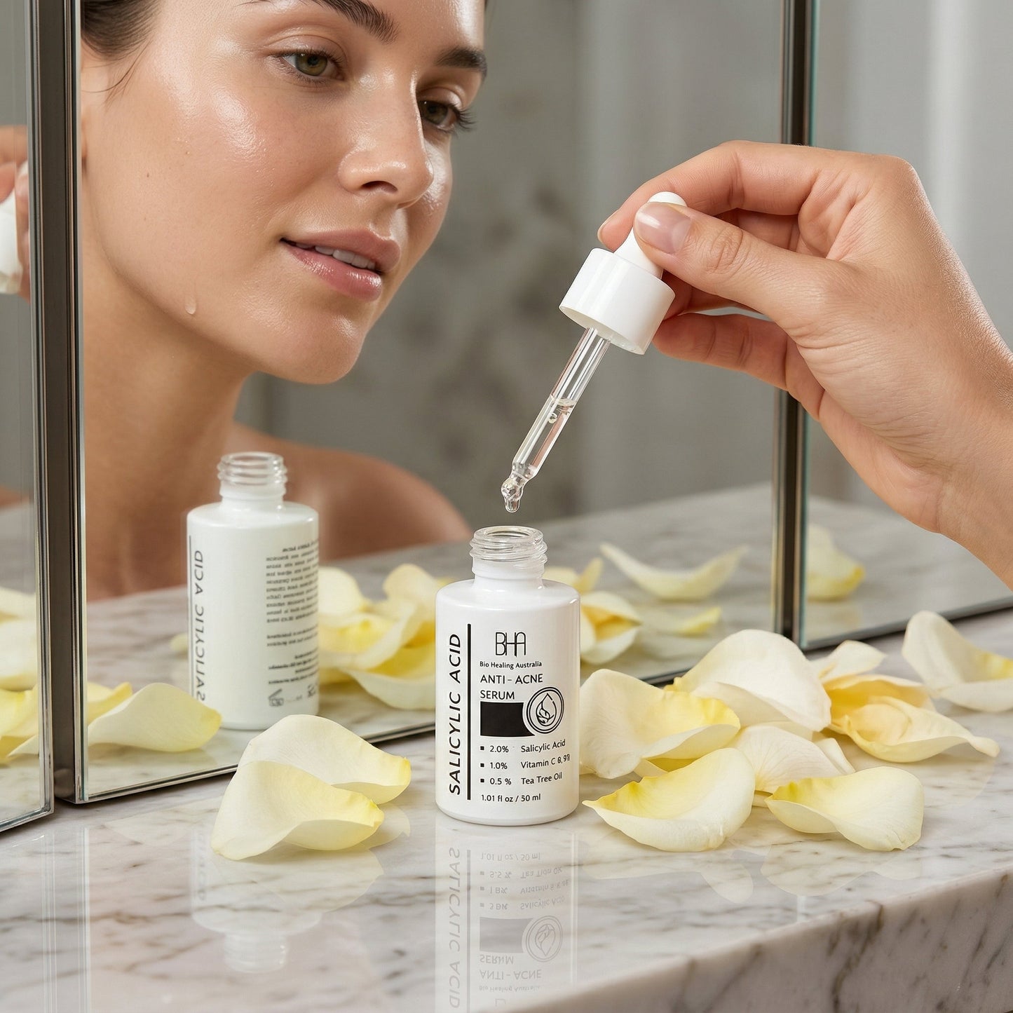 Anti - Dark Spot Whitening Serum & Salicylic Acid 2% Acne Treatment Serum