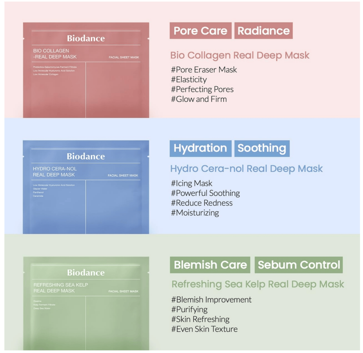 Facial mask for wrinkles