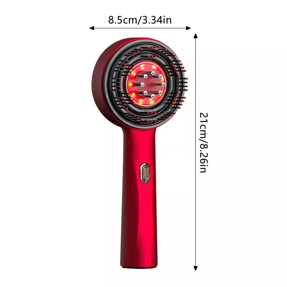 Hair Growth Comb with Red Light Therapy & Scalp Massage