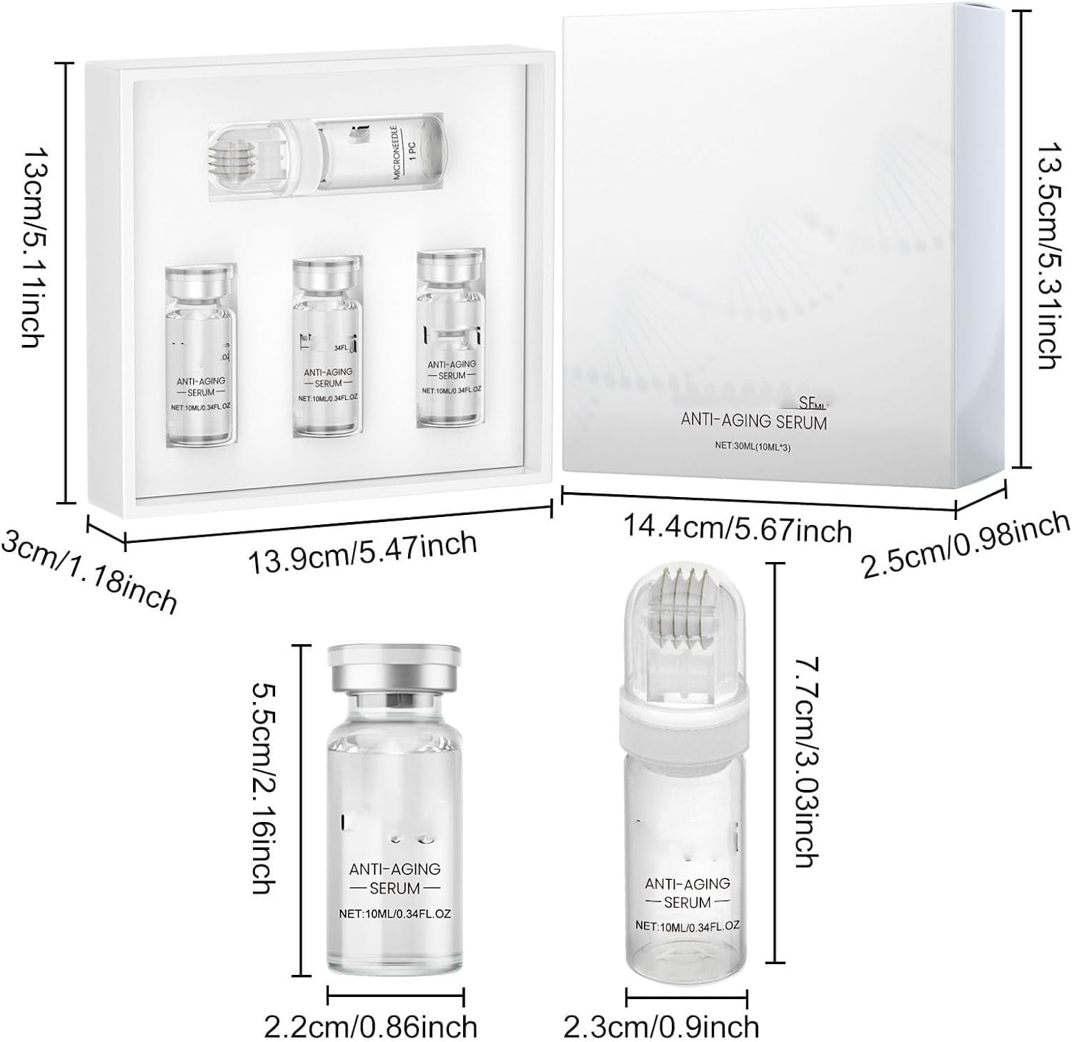 Dermaroller facial kit