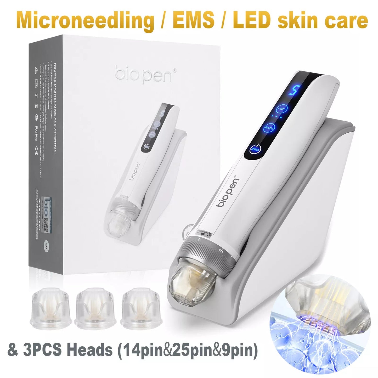 Micro-needling facial device