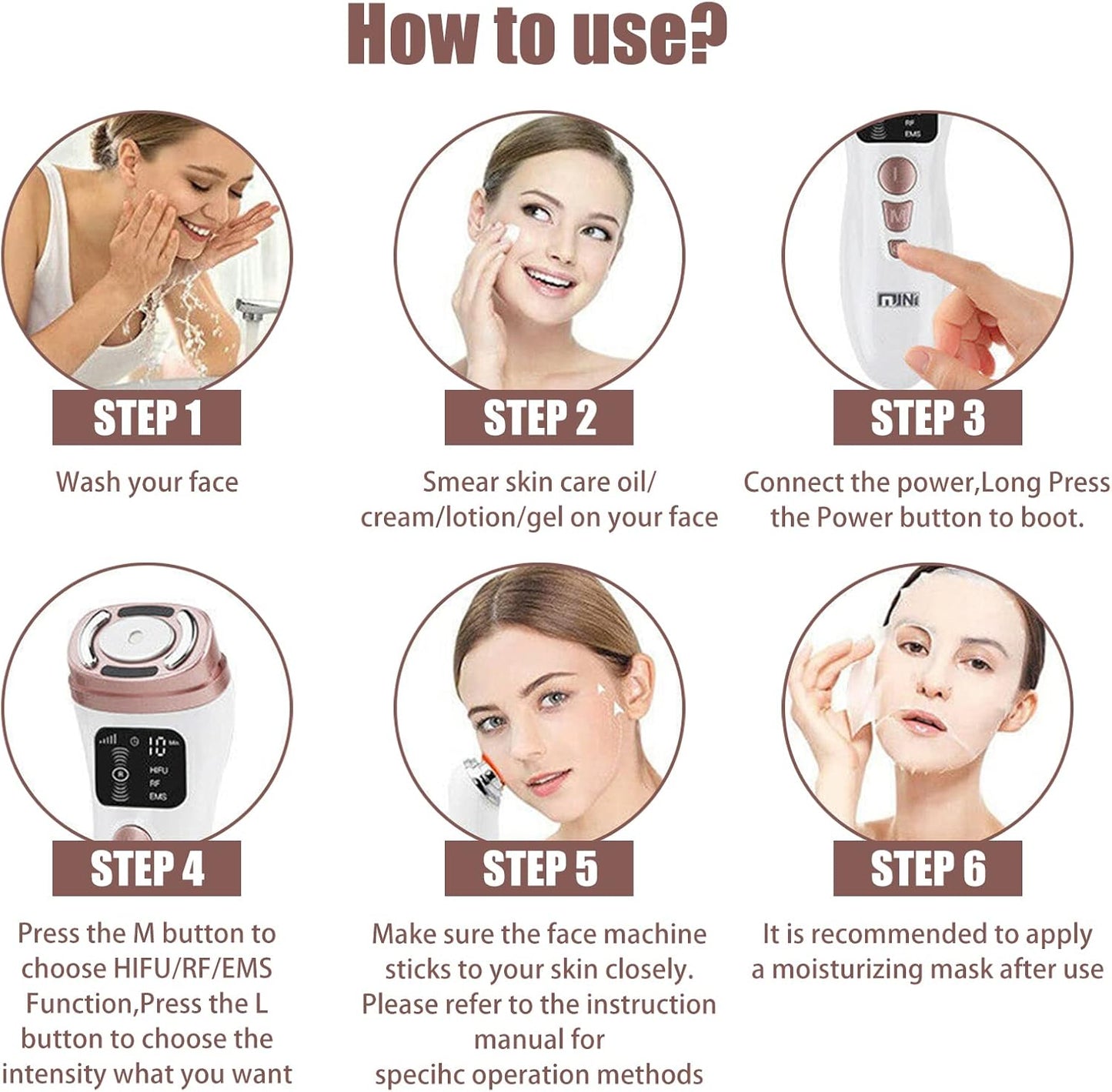 Mini RF EMS Facial Lifting Machine