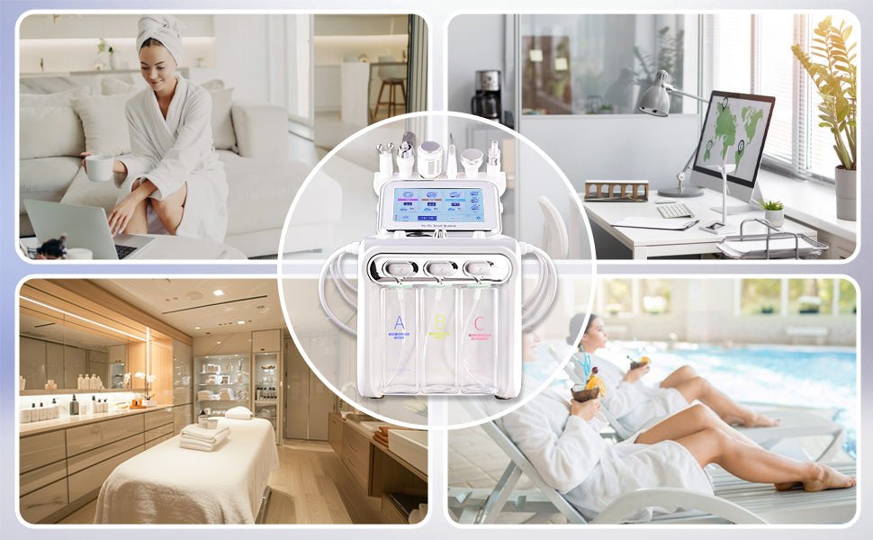 RF and ultrasonic beauty machine