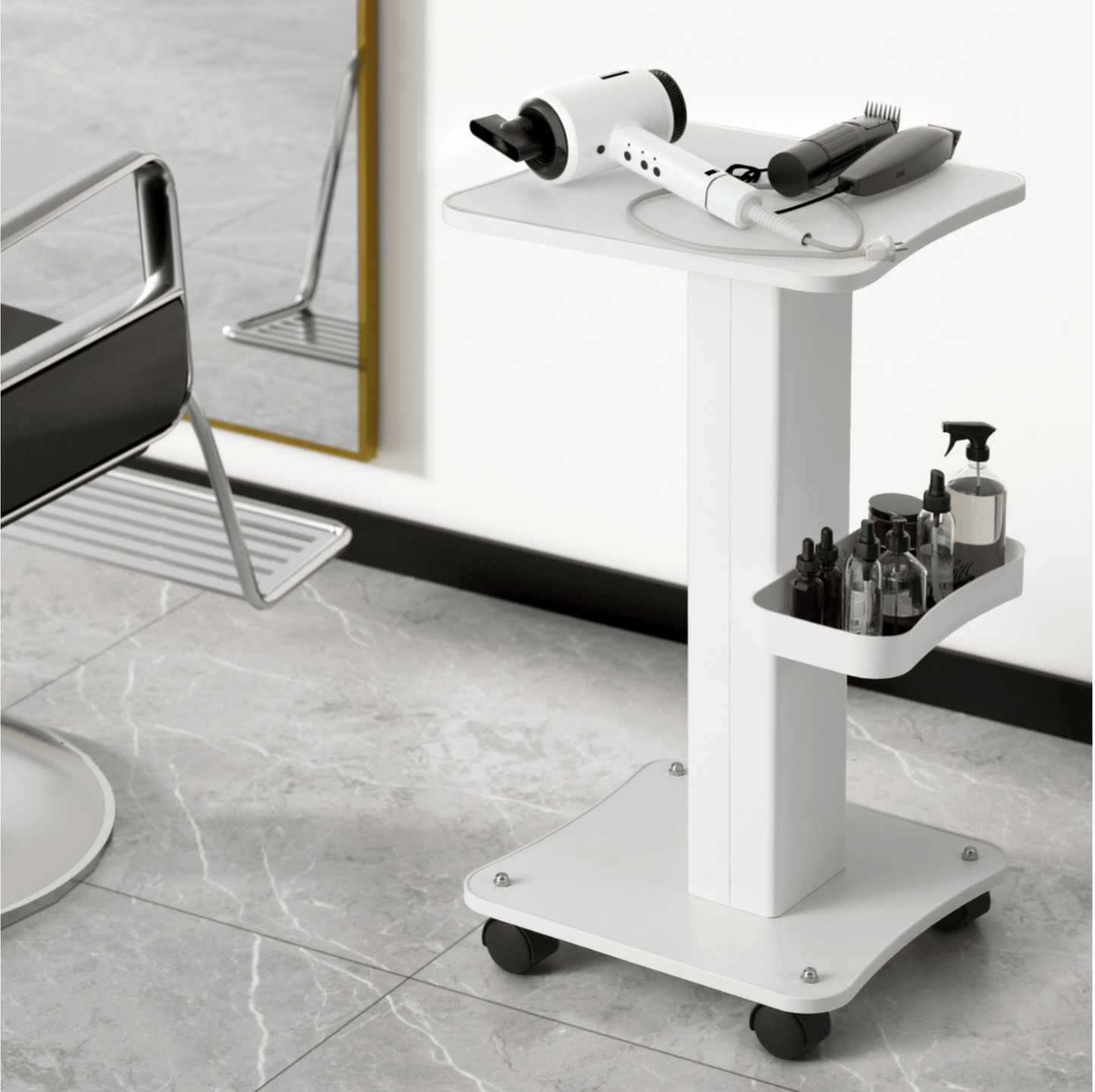 Professional salon trolley